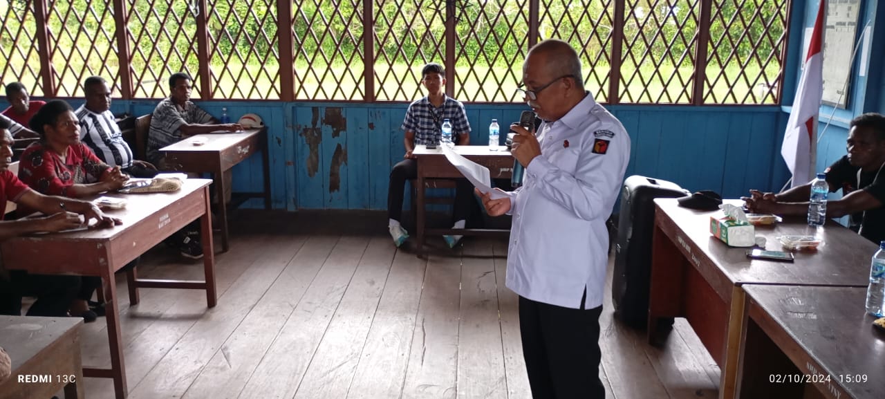Kegiatan sosialisasi netralitas ASN dan Kepala Kampung