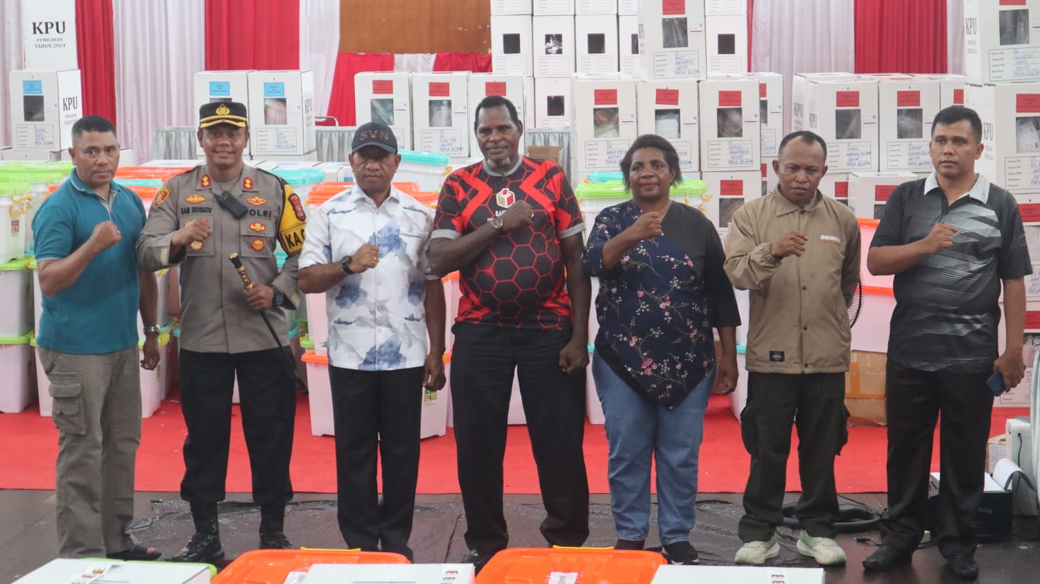 BAWASLU ASMAT HADIRI RAKOR PERSIAPAN PENDISTRIBUSIAN LOGISTIK PILKADA 2024