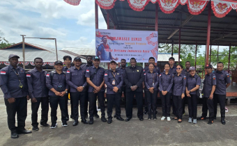 DALAM RANGKA MEMPERINGATI HARI SUMPAH PEMUDA BAWASLU ASMAT MENGGELAR UPACARA