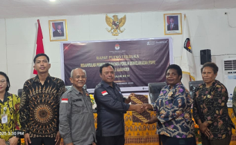 Penetapan PDPB Triwulan IV, Bawaslu Asmat Mengawasi Saat Pleno Terbuka 