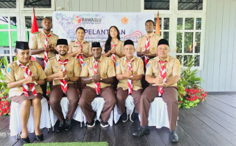 Resmi Dilantik Pengurus Majelis Pembimbing (MABI) Saka Adhyasta Pemilu Kabupaten Asmat